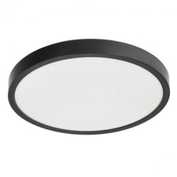 Plafon LED PERETI 18W czarny pierścień 29,5cm, 4000K barwa neutralna, 1800lm, IP44, 220-240V EDO777609 EDO