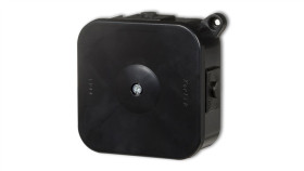 Puszka Instalacyjna Hermetyczna Ze Złączkami 80X80mm Czarny 12Phs-1