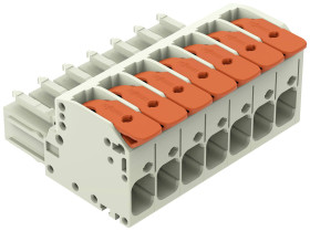 WAGO Obudowa złącza pin żeńskiego na kabel Wymiary siatki: 7.62 mm 831-1107/322-000 6 szt.