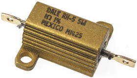 Rezystor do montażu w obudowie 1Ω 7.5W ±1% Vishay ±50ppm/°C drutowy Osiowe