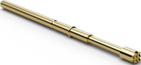 Long stroke test pin with probe, waffle, Ø 1.66 mm, travel  8 mm, pitch 2.54 mm, L 38 mm, F78606B200G150