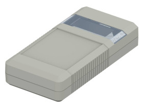 Bopla BOS 800-7038 (34800001) - obudowa ręczna z pojemnikiem na baterie (4 x 1,5V) i panoramicznym otworowaniem na wyświetlacz (