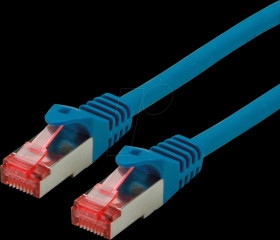21152641 Patch cable Cat. 6 S/FTP (PiMF), LSOH, blue, 1 m