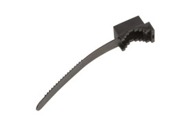 Uchwyt paskowy 12mm 80mm czarny UV UP-30 12.12 /100szt./