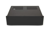 MD120ALUB Obudowa metalowa, wymiary zewnętrzne: 450x133x390mm, panel przedni: czarne aluminium oksydowane o grubości 8mmm