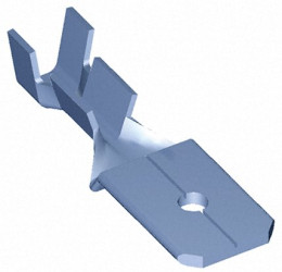 Konektor płaski Męski 6.35 x 0.81mm długość 20.7mm Izolacja: Nieizolowane Cyna