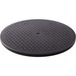 Toolcraft 1507140 Monitor Turntable Dia25.4cm Black 180&#xB0; Rotating Stand