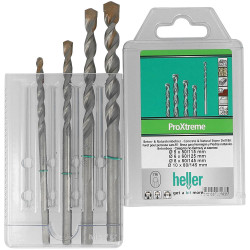 Heller 28264 ProXtreme Drill Bit Set 5piece Concrete Carbide Tri-Shank
