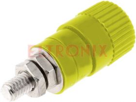 GNIAZDO LABORATORYJNE RG203Y ŻÓŁTE 6A HIRSCHMANN