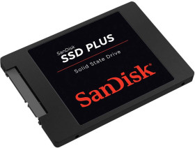 Dysk SSD wewnętrzny, 2,5'' (6,35 cm) 120 GB SanDisk SSD PLUS SATA 6 Gb/s Produkt nowy