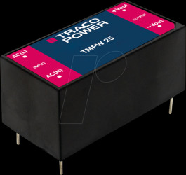 TMPW 25-112 AC/DC power supply TMPW, 25 W, 85-305 VAC/12.0 VDC, encapsulate