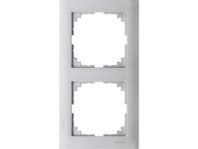 MERTEN M-PURE Ramka 2 podwójna aluminium MTN4020-3660 SCHNEIDER ELECTRIC