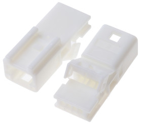 Złącze samochodowe 4-pinowe TE Connectivity -rzędowe Żeński TH 025 Montaż na panelu Połączenie zagniatane Obudowa