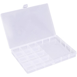 Quadrios 23SA086 Assortment Box 13 Compartments Transparent 1 pc