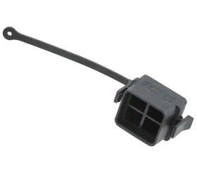 Pokrywa przeciwkurzowa portu Samtec do użytku z: Gniazda serii RPBE Przewodowa osłona przeciwpyłowa