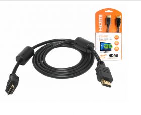 Przyłącze HDMI-HDMI 19Pin + filtr, 1.8m Cu HQ
