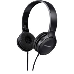 Panasonic RP-HF100ME-K On-ear headphones Black Foldable Corded