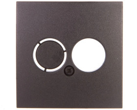 Berker B1/B5/B7 GLAS Plakietka do gniazda głośnikowego z płytką nośną do przyłaczy miniaturowych antracytowa 11961606
