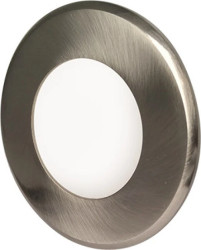 Oprawa downlight LED 3W 190lm 2800K/ciepła IP44/20 okrągły do wbudowania matowy chrom LED15 VEGA-R Matt Chrome 3W WW GXDW209