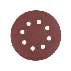 Tarcza szlifierska na rzep Polax z 8 otworami K240, 10 sztuk (54-221)