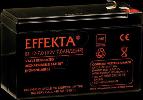 BT 12-7 VDS Rechargeable AGM battery, 12 V, 7 Ah