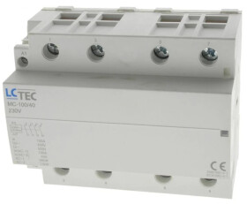 Stycznik modułowy 230V AC 100A 6M 4P 4Z MC-100/40
