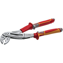 NWS 1651-49-VDE-240 Pipe Wrench 240mm Resilient Multi-Safety Joint