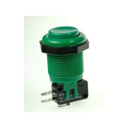 Przełącznik przycisk VAQ7R-15-1C2-3 ziel. chwilowy 1p 15A-250VAC