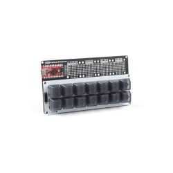 Qwiic Keyboard Explorer - zestaw do budowy klawiatury z przezroczystymi nasadkami (do montażu)