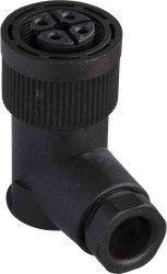 Złącze wielostykowe przemysłowe 4-pinowe M18 Montaż na kablu Gniazdo Telemecanique Sensors