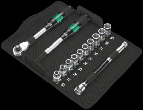 5004090001 Zyklop Hybrid Ratchet Set, 1/2" drive, metric