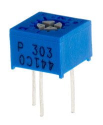 Potencjometr dostrojczy 30kΩ THT 0.5W Regulacja górna 2,77 mm