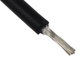 Kabel solarny 2,5 mm² 41 A, kolor Czarny, -40 → +90°C, Staubli