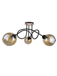 Lampa sufitowa nowoczesna 3xE27 VENUS WOOD