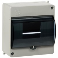 RT1D6306 Obudowa z tworzywa - rozdzielnica na bezpieczniki 130x138x84mm - 6 modułów (N+PE)