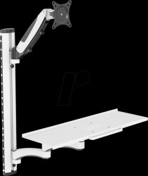 DA-90451 Workstation, monitor + keyboard holder, wall mounting