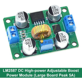 PRZETWORNICA NAPIĘCIA STEP-UP 3-35V-->4-40V 3-5A 80W LM2587S (MOD-50236)