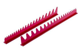 Wieszak na klucze płaskie, w zestawie: Zęby rekina, Plastik, szer.: 385mm