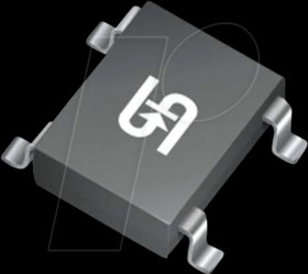 DBLS208G Single-phase bridge rectifier, 1200 Vrrm, 2 A, SMD-DBLS