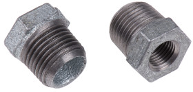 Łącznik żeliwny galwanizowany, 1/2cal x 1/4cal, Georg Fischer