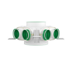 Skrzynka rozdzielcza przelotowa fi 160 8x75 mm VCB160/200-8 Awenta