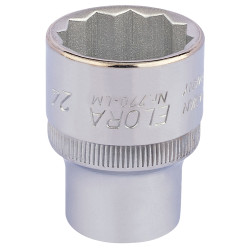 Elora 24690 24mm 1/2&quot; Square Drive Bi-hexagon Socket