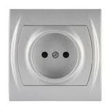 Gniazdo pojedyncze bez uziemienia 2P