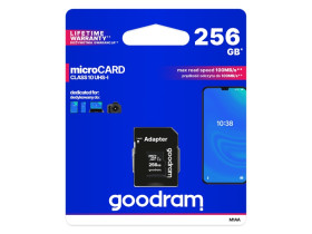 Karta pamięci microSD 256GB UHS-I Goodram z adapterem