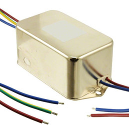 Filtr EMI 6A 1-fazowy 220kΩ 250 V AC/DC 400Hz 7,8 mH Schaffner Montaż w obudowie