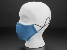 Adafruit Adjustable Fabric Face Mask in Blue