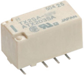 Relay, 2 Form C (NO/NC), 5 V (DC), 178 Ω, 2 A, 220 V (DC), monostable, TX2SA5J