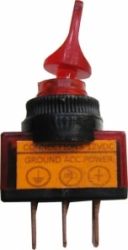 Przełącznik podświetlany lizak czerwony (15K74)