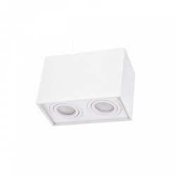 CHLOE DUO GU10 X2 NATYNKOWA GU10 250V IP20 97x185x125mm BIAŁY prostokątna ruchoma