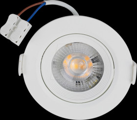 LX300135 LED CCT downlight, dimmable, white, 5 W, 450 lm
